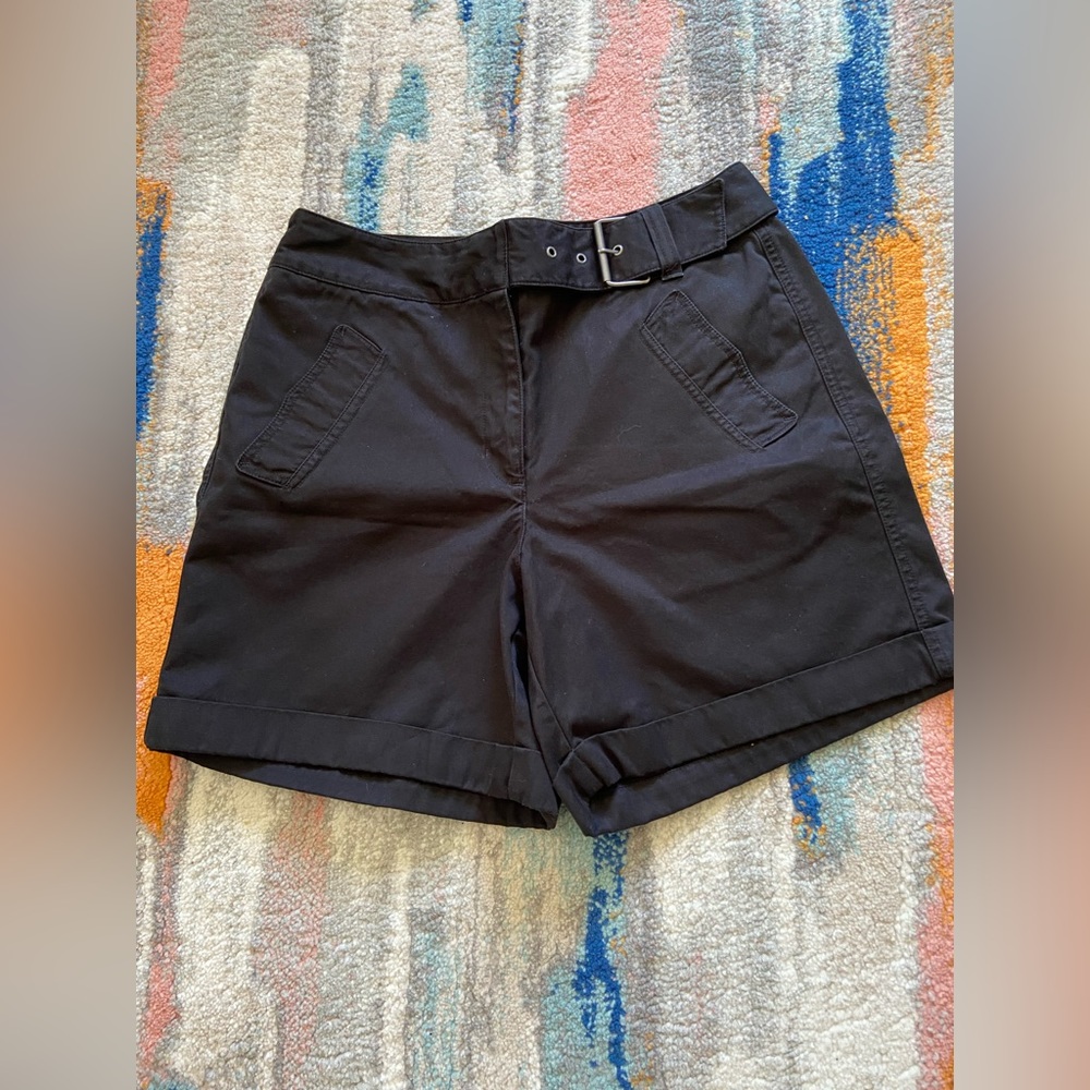 Talbot Cargo Shorts With Sewn In Buckle Belt